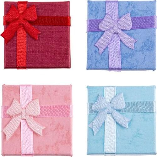 Jewelry Organizer Storage Gift Box Necklace Earrings Ring Box Paper Jewellry Packaging Container