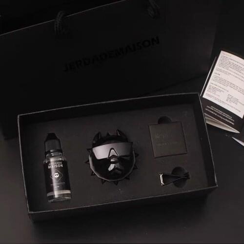 Bulldog Car Freshener with Gift Box Liquid Car Perfume Auto Vent Clip Car Fragrance Car Air Freshener