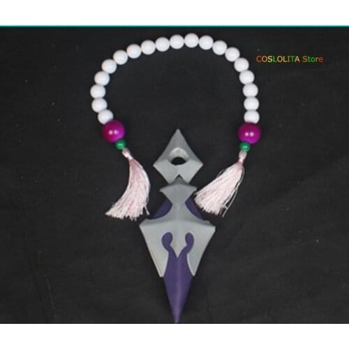 Anime Genshin Impact Xiao Necklace Men Women Long Tassle Pendant Bead Chain Take Photo Props Xmas Gifts Cosplay