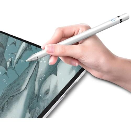 Chargable Stylus Touch Pen for iPad Tablet Capacitive Touch Pencil for iPhone Android Mobile Phone Tablets Drawing Pen