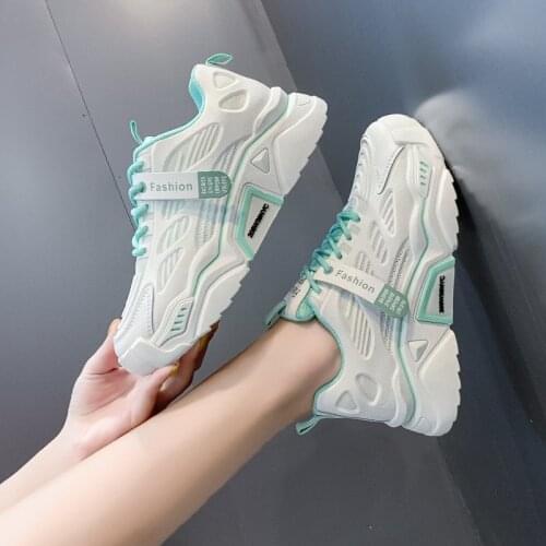 Platform Sneakers Flats Women Casual Shoes White Sneakers 2021 Spring Vulcanized Chunky Sneakers For Women Shoes 40