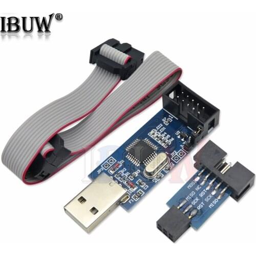1PCS USBASP USBISP AVR Programmer USB ISP USB ASP ATMEGA8 ATMEGA128 Support Win7 64 STK500