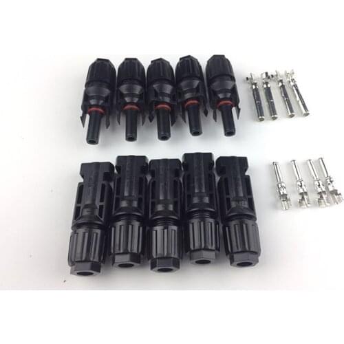10Pairs x MG4 Connector male and female, MG4 Solar Panel Connector 30A 1000V for PV cable 2.5/4/6mm solar panel connect