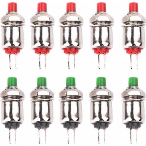 10Pcs 5mm DS-402 Self-reset/Momentary Mini Push Button Switch 0.5A/125V