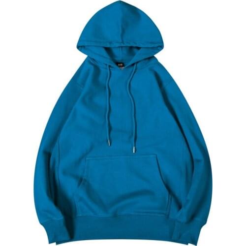 2021 New Spring Long Sleeve Women Thick Cotton Hoodies Hooded Pure Color Streetwear Casual Tops For Women Hoodies Sweatshirts