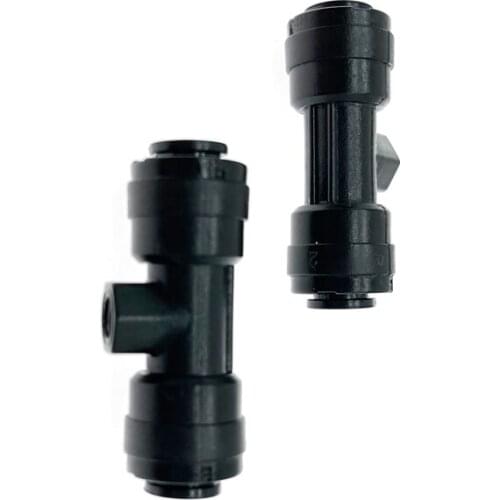 50 pcs Black Garden water sprayer nozzle seat connect to 1/4'' tube 10/24UNC thread size for water fog system
