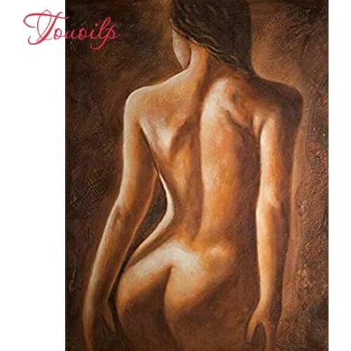 TOUOILP DIY Diamond Painting Woman back view Craft accessories Cross-stitch picture diamond embroidery home decoration