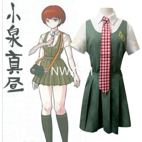 Anime Danganronpa Koizumi Mahiru Cosplay Costumes Japanese Uniform Sailor Suit Women Dress Girls Clothing