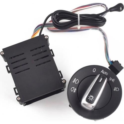 Car Chrome Light Switch Auto lamp Sensor Light For VW Golf 4 MK4 New Jetta MK4 Passat B5 Polo Bora Beetle 3BD 941 531 + AUTO