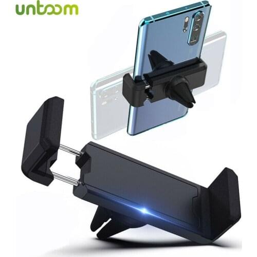 Untoom Car Mobile Phone Holder Car Air Vent Mount Cell Phone Support for iPhone 12 11 Pro Max X Xiaomi Samsung GPS Stand in Car