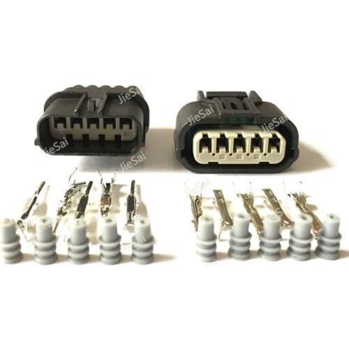 Sumitomo 5 Pin 6189-1081 Female Male 1.2mm Automotive Waterproof Connector Plug Auto Oxygen Sensor Plug