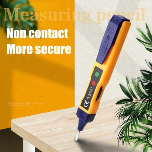 Non-contact Alarm AC/DC Voltage Detector Meter Tester Pen Electric Indicator Sensor Test Pencil Continuity Electrician Tools