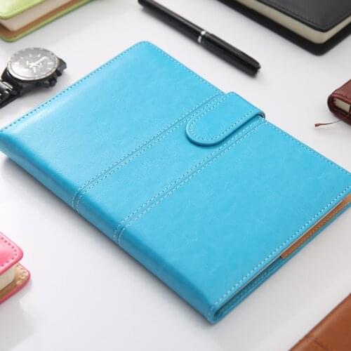 Business notebook vintage leather Notepad simple student meeting minutes a5 high quality Universal notebook Business