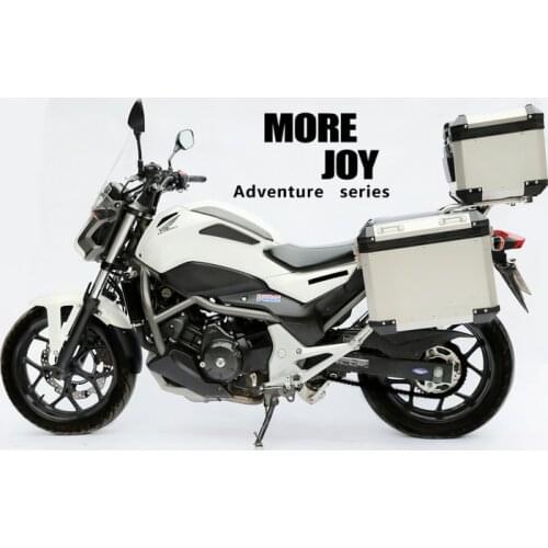 For Honda NC750X Top Case Motorcycle Aluminium Pannier Rear Box Storage Case Waterproof