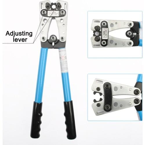 HX-50B HX-50sc cable crimpercable crimping tool wire crimper hand tool set ratchet terminal crimp pliers for 6-50mm² 1-10AWG