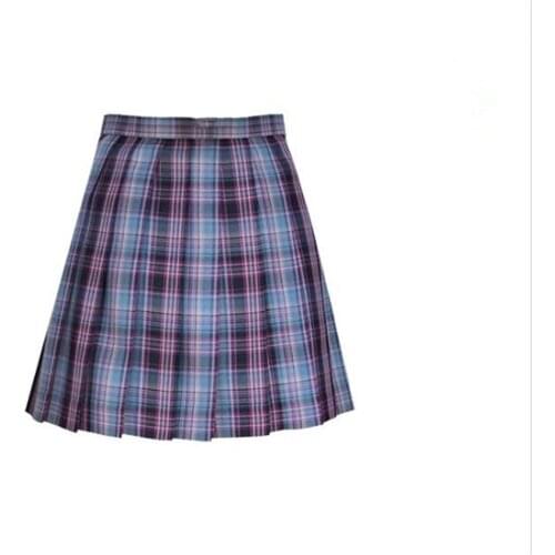 JK Uniform Plaid pleated skirt High Waist Skirt Student Summer Lolita dress Loli JK costume D007