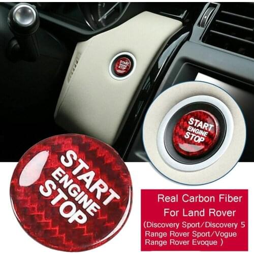 Engine Start Stop Button Cover Fit For Land Rover Range Rover Evoque Discovery Fit For Land Rover Discovery 5 LR5
