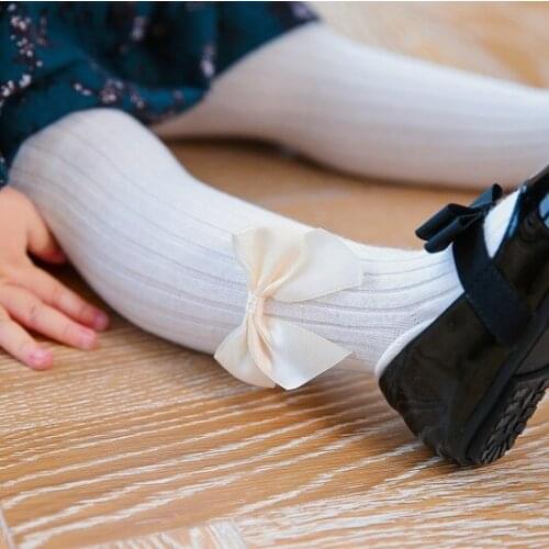 0-6 Year Girls Bow-Knot Princess Tights Spring Autumn New Style Trousers Lace Stocking For Baby Kids Birthday Beautiful Gift
