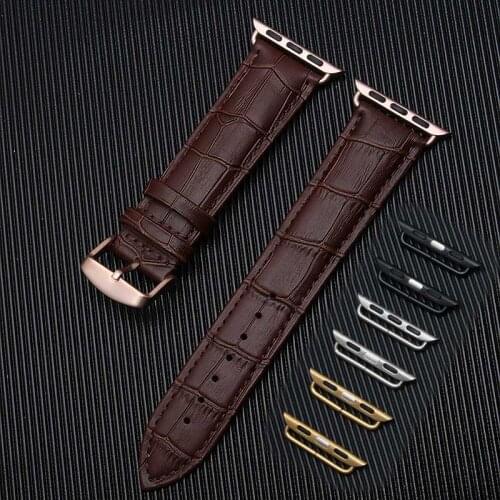 Brown 38mm 42mm Strap For Apple watch High Quality Calf Leather Watchband For Apple watch band 38mm 42mm Super soft