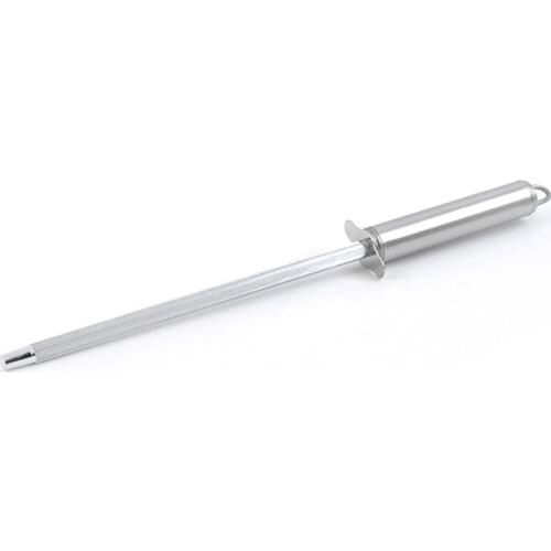 1PC Professional Stainless Steel Knife Sharpening Rod Kitchen Honing Steel Sharpener Cooking Tool For Home Chef Cooks Butcher