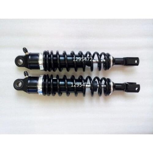 Universal 335mm/340mm Motorcycle New Rear Air Bushing Shock Absorber Suspension for honda yamaha suzuki silver & Black