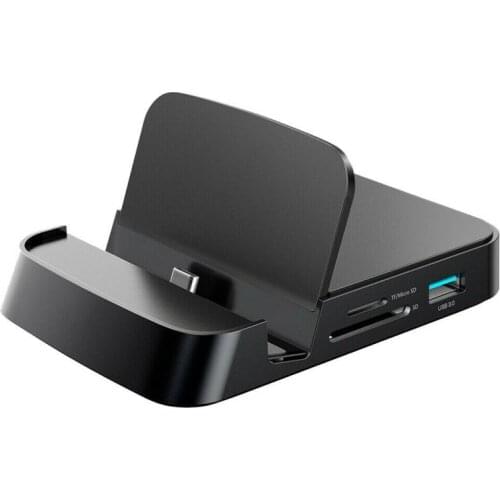 7 in 1 USB C HUB Phone Holder To HDMI USB3.0 SD TF Card PD Adapter Type-C Docking Station Power Adapter For PC Phone MacBook