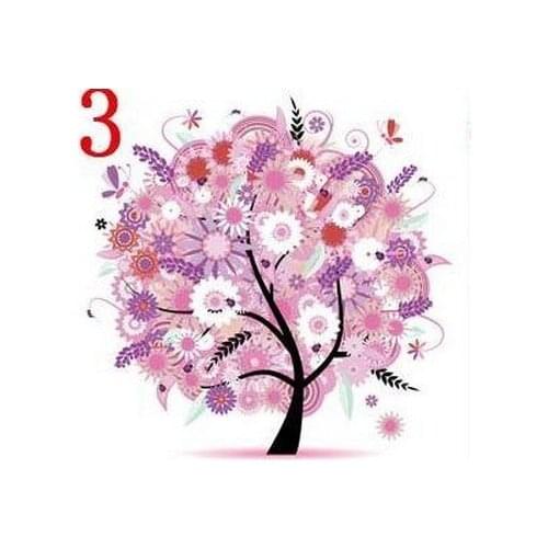 Embroidery Package Hot Sell Best Quality Cross Stitch Kits Happiness and Fortune Tree Version 3 Free Shipping
