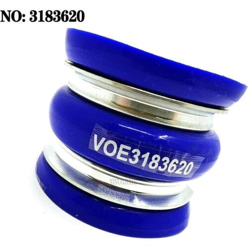 High-quality excavator parts for EC240 380 intercooling tube, charge air hose, rubber tube, connecting tube VOE 3183620