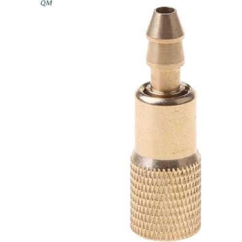 1PC Car Auto Brass 6mm Tyre Wheel Tire Air Chuck Inflator Pump Valve Clip Clamp Connector Adapter 13MF