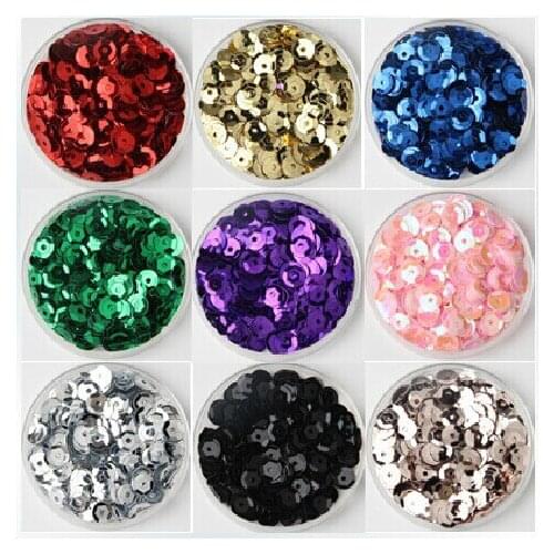 11 Multi-Color 6mm Mixed Sequins Sewing Scrapbooking