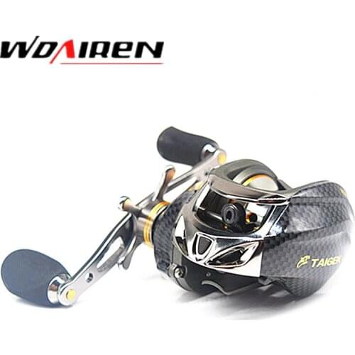 18 Ball Bearings Water Drop Wheel Double Brake Taige Carretilha Bait casting Reel Fishing Gear Right/left Hand