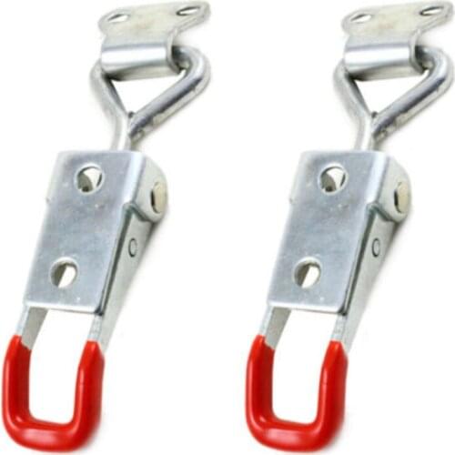 2 PCS 65 mm Adjustable Cabinet Boxes Case Chest Catch Metal Toggle Latch Hasp Trig for boat and