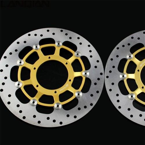 2PCS Motorcycle Accessories Front Floating Brake Disc Rotor For HONDA CBR600RR 2003-2014 CB1300 2003 - 2009 CB 1300 CBR 600RR