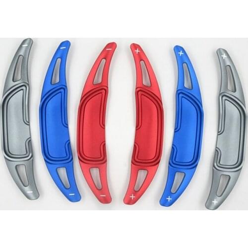 New 2 pcs Steering Wheel Shift Paddle Extension Shifters For Mercedes Benz AMG A45 CLA45 C63 GLA45 GLS63 GLE63 G63 Car Stickers