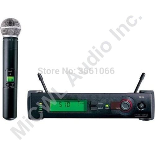 Brand New MiCWL slx24 slx24/beta58 sm beta 58 KTV Stage Performance Wireless Handheld Vocal Microphone System