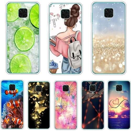 For Xiaomi Redmi Note 9S Cases Soft Tpu Phone Back On Redmi Note 9S Silicon Cover Redmi Note 9 s Bumpers Shell Funda CAT