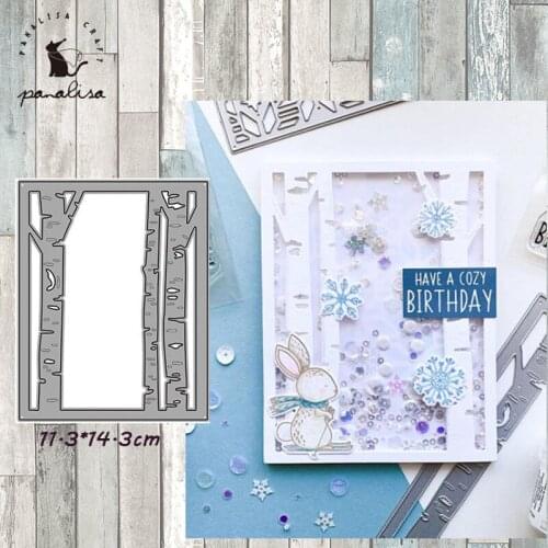 Panalisacraft Woods Background Metal Cutting Dies Craft Dies Scrapbooking Card Making Album Embossing Stencil Die Cut Decoration