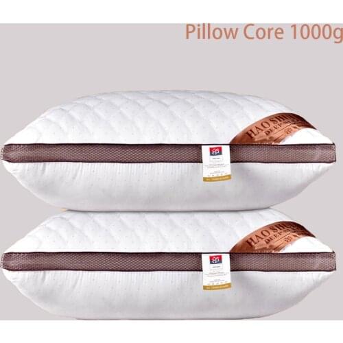 OLIVE HOME Cotton Pillow Core Soft Comfortable Health Pillows For Bed,thicken And Aggravate Rectangular Pillow 48x74cm 1000g