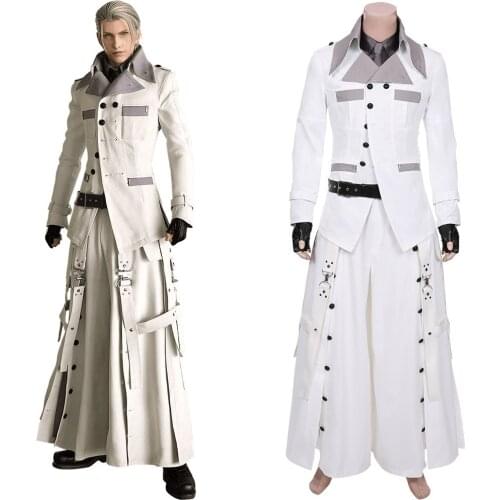 Final Cosplay Fantasy VII Rufus Shinra Cosplay Costume Men Trench Uniform Outfit Halloween Carnival Costumes Custom