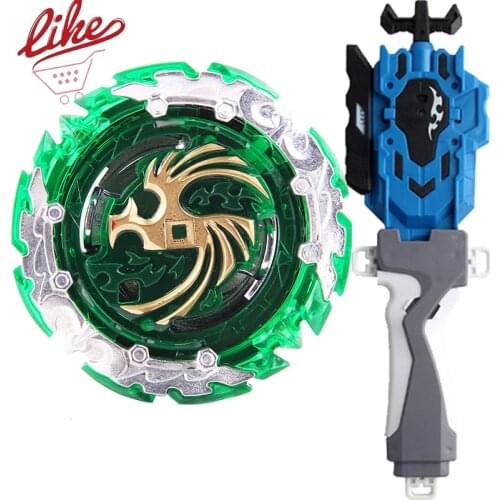 Laike Burst B-131 Dead Phoenix Green B131 Spinning Top with Launcher Handle Set Toys for Children
