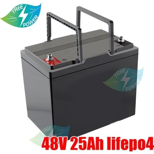 48V 25AH Tlithium battery with BMS 16S deep cycle for replacement 500W 1500W electric bike scooter Tricycle + 3A charger
