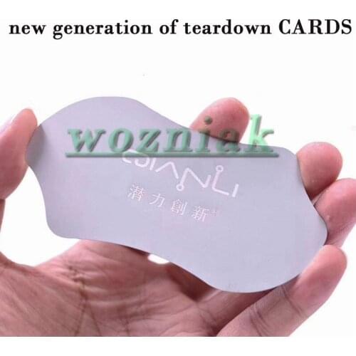 Multifunctional stainless steel LCD screen Disassemble card open Back cover Disassembly Tool iron sheet for iphone 6 7 8