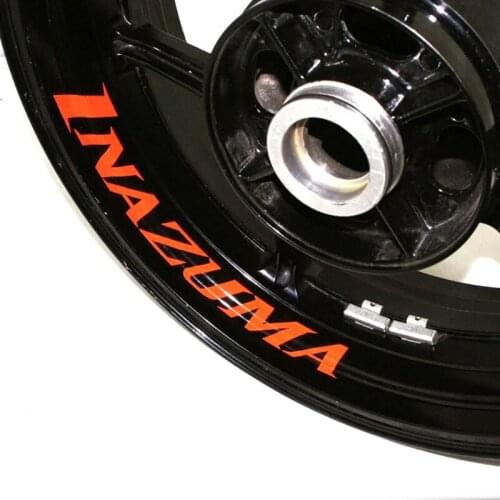 Motorcycle Wheel Sticker Decal Reflective Rim Bike Motorcycle Suitable for SUZUKI INAZUMA