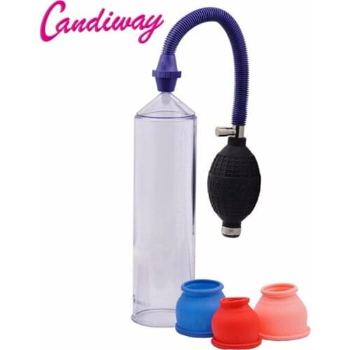 Penis Pump Male Sex Penis Multi Function dildo extender enlargement metal pumps Masturbation device Sex Toy for men masterbate