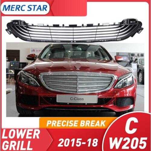 Parrilla inferior adecuada para rejilla inferior clase C w205, parachoques ejecutivo clásico, C450, C250, C180, C200, C220, A205