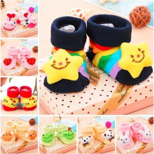 2021 New Antiskid Baby Socks Fashion Spring Autumn Winter Toddler Boys Girls Warm Socks Lovely Cartoon Kid Infant Socks