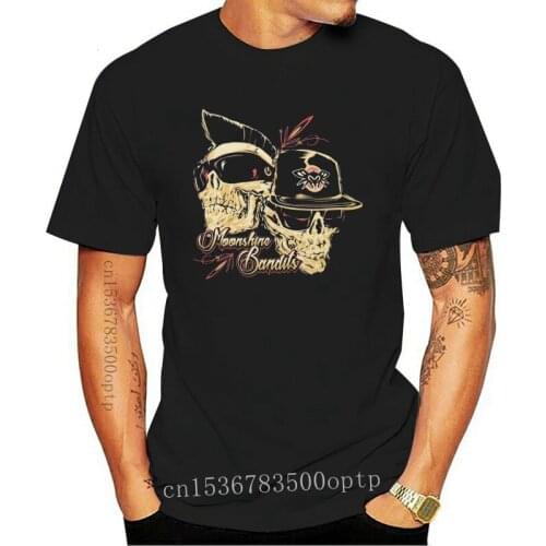 New Gift T Shirt MenS Black Flys Moonshine Bandits Short Sleeve T-Shirt Black