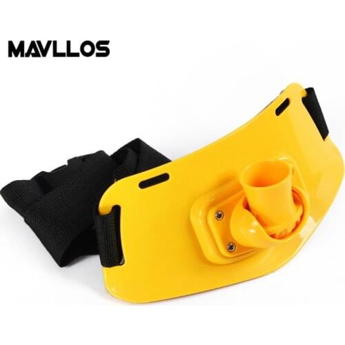 Mavllos Plastic Boat Belly Waist Prop Fishing Rod Holder Belly Holder For Fishing Casting Spinning Rod Fishing Accessories