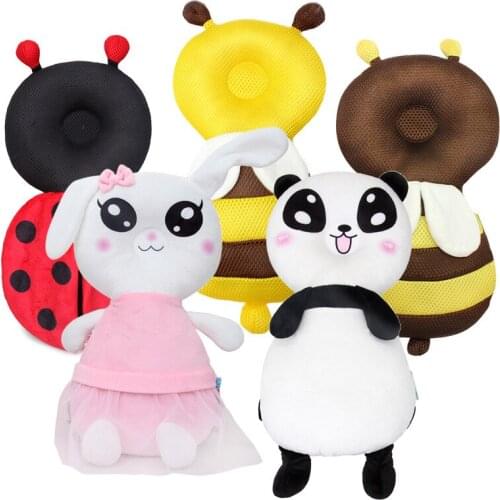 40*19 cm Baby Pillow Cartoon PP cotton head protection pad toddler headrest sleep Positioner Anti Fall Cushion