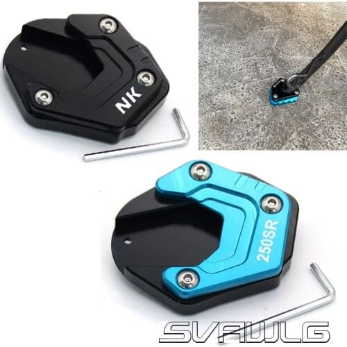Motorcycle Side Stand Pad Plate Kickstand Enlarger Support Extension For CFMOTO CF MOTO 250SR 250NK 150NK